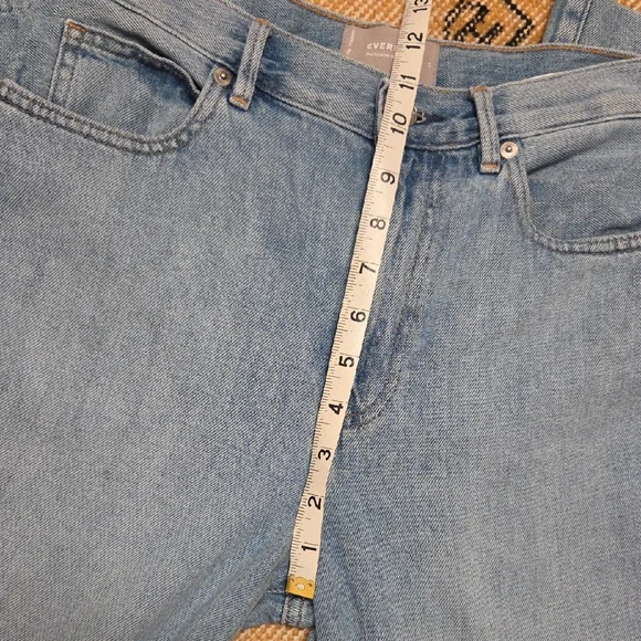 Everlane Light Blue Flare & Wide Leg Jeans - Picture 6 of 8